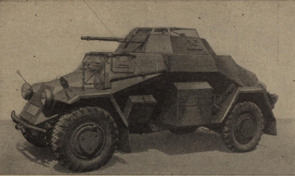 Leichter Panzerspähwagen (z niem. „Lekki opancerzony wóz rozpoznawczy”) – seria samochodów pancernych z napędem na cztery koła oznaczonych jako Sd.Kfz.222 | Źródło: domena publiczna