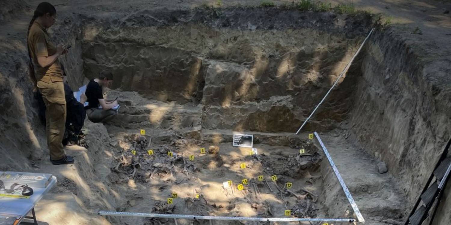 Stanowisko archeologiczne w Zboiskach | źródło: Instytut Pamięci Narodowej