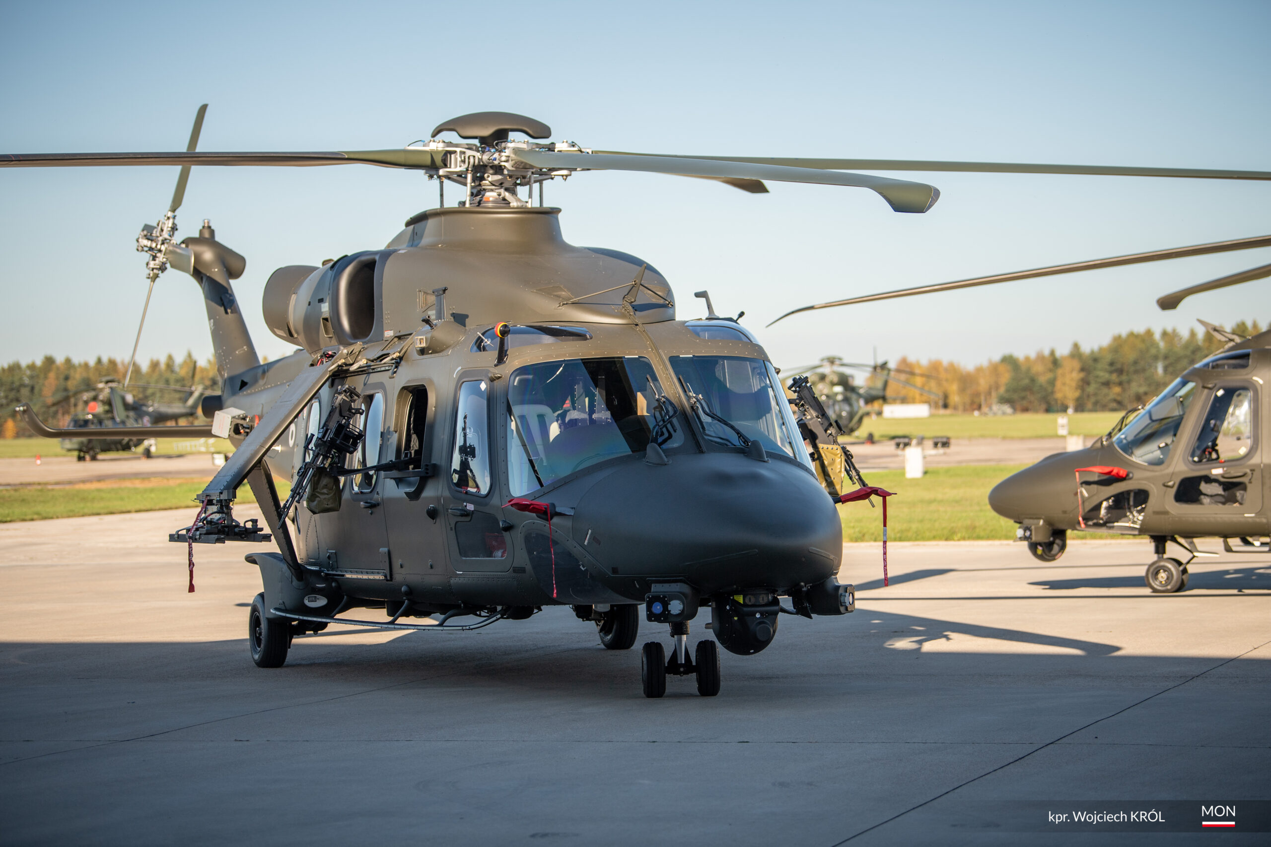 Śmigłowiec AW-149 zprzekazany do 25 Brygady Kawalerii Powietrznej | Fot. st. kpr. Wojciech Król (Centrum Operacyjne MON), źródło: https://zoom.mon.gov.pl/zdjecie/6015/