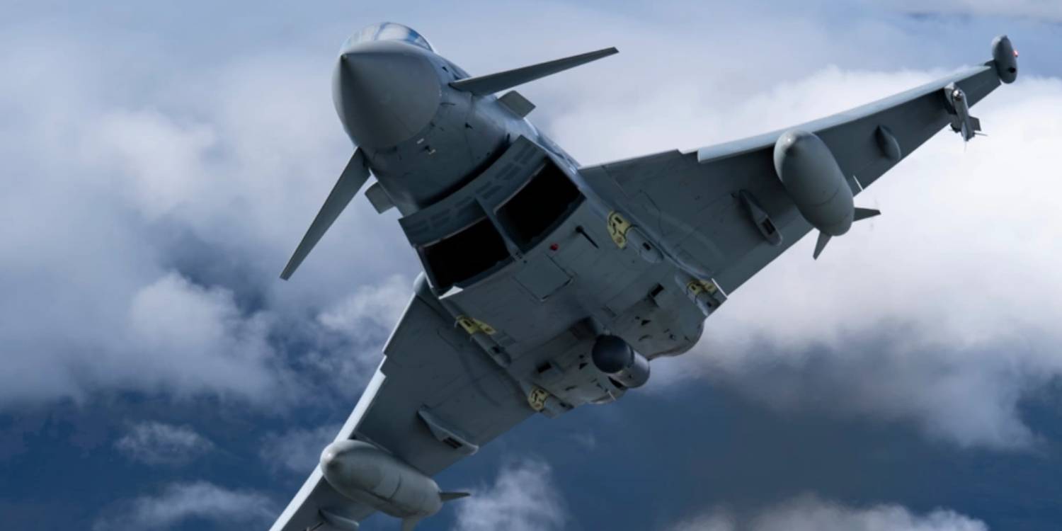 Niemiecki Eurofighter Typhoon na ćwiczeniach lotniczych nad Alaską | Fot. senior airman Shelimar Rivera Rosado, źródło: U.S. Air Force (DVIDS, domena publiczna)